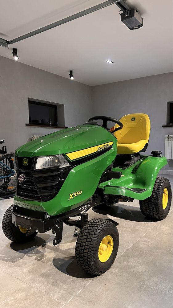 John Deere X350 газонокосарка