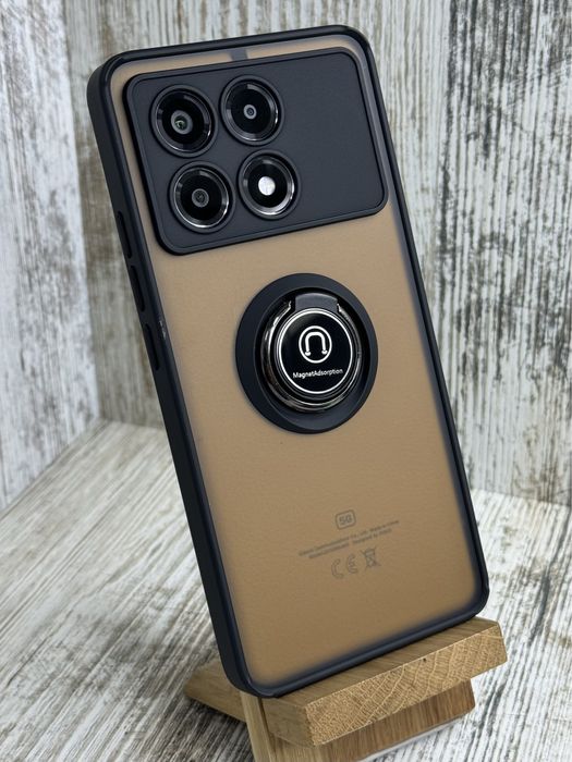 Чехол противоударный на Xiaomi Poco X6 Pro/ X7 Pro Кольцо. Чохол