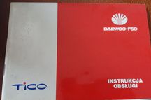Książka Instrukcja obsługi Daewoo Tico