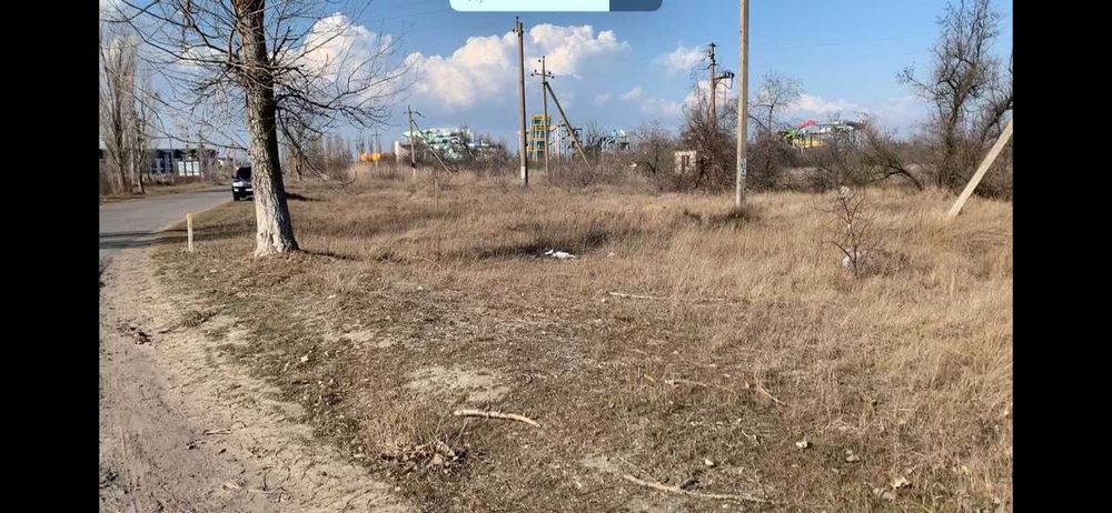 Коблево участок 20,5 соток, со всеми коммуникациями, фасад асфальт