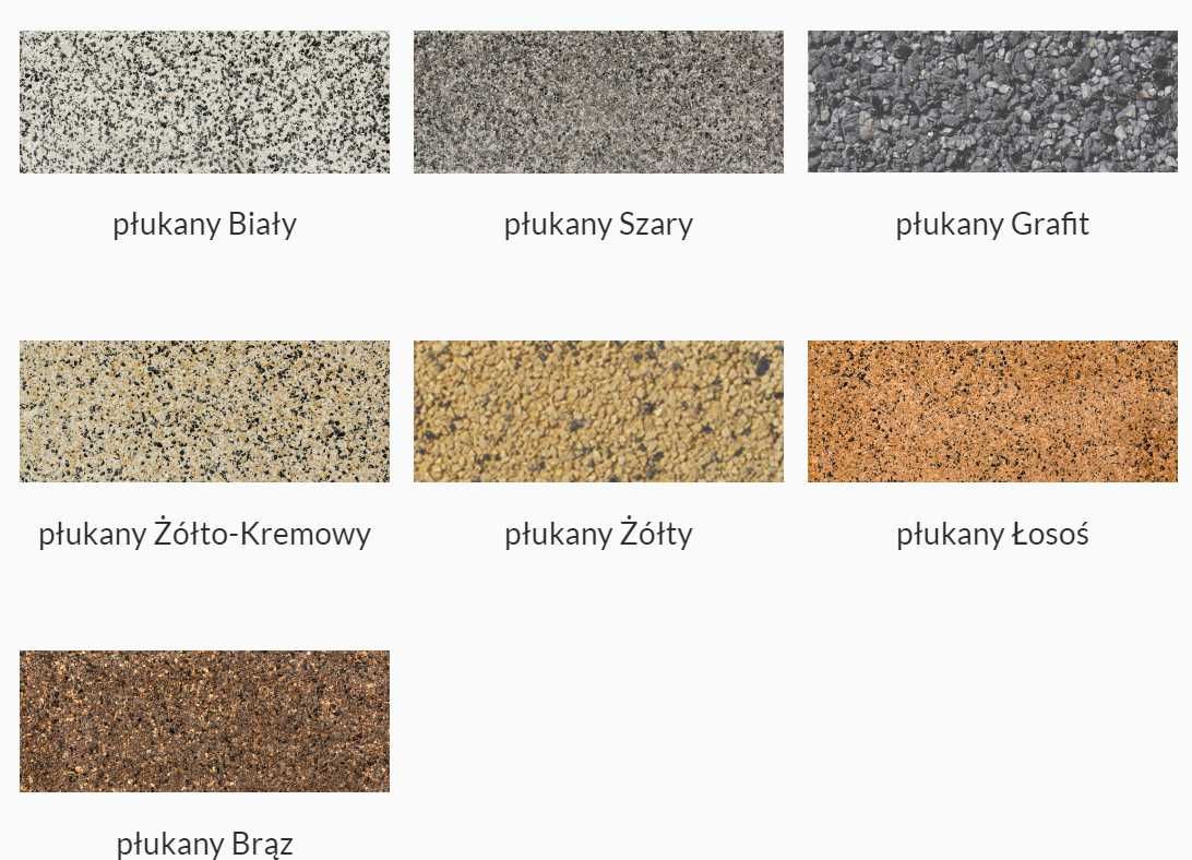 Kostka brukowa Granit Mały Płukany Grafit KOST-BET 65,50zł/brutto Maj