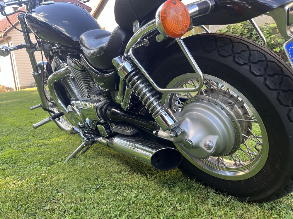 Suzuki intruder vs800 od motocyklisty+ubranie .filmik