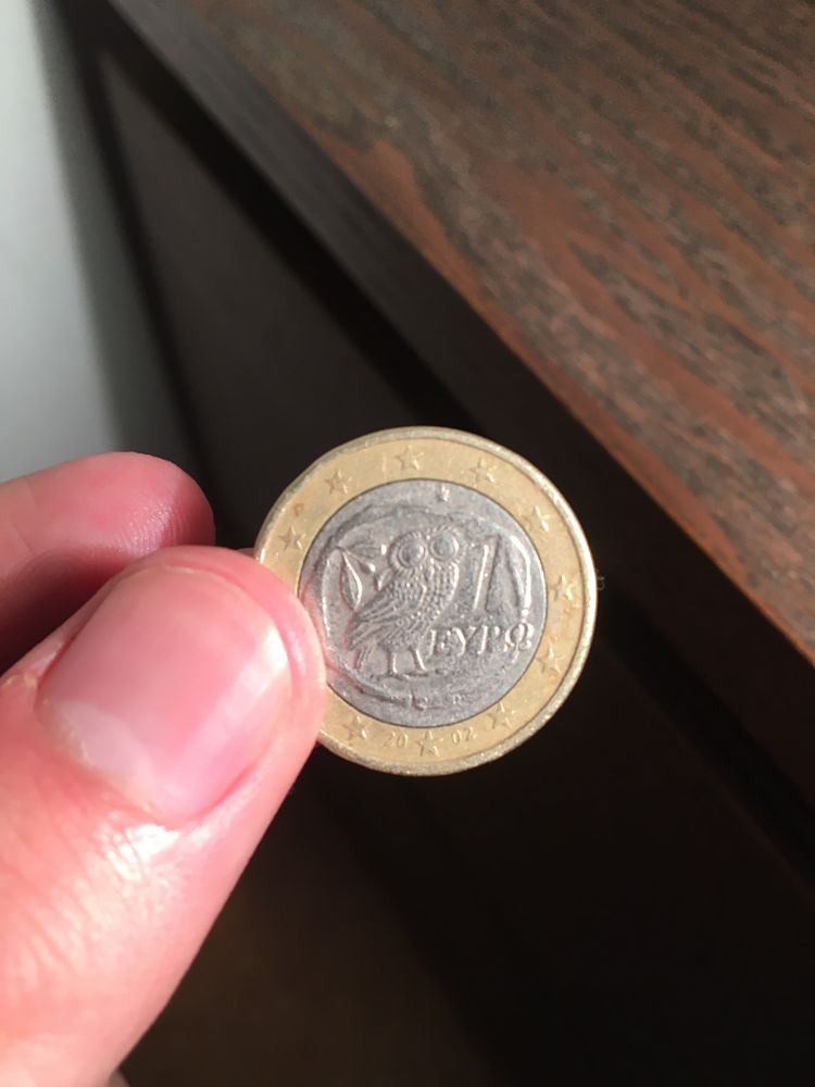 Moedas 1 euro Grécia DE COLECIONADOR