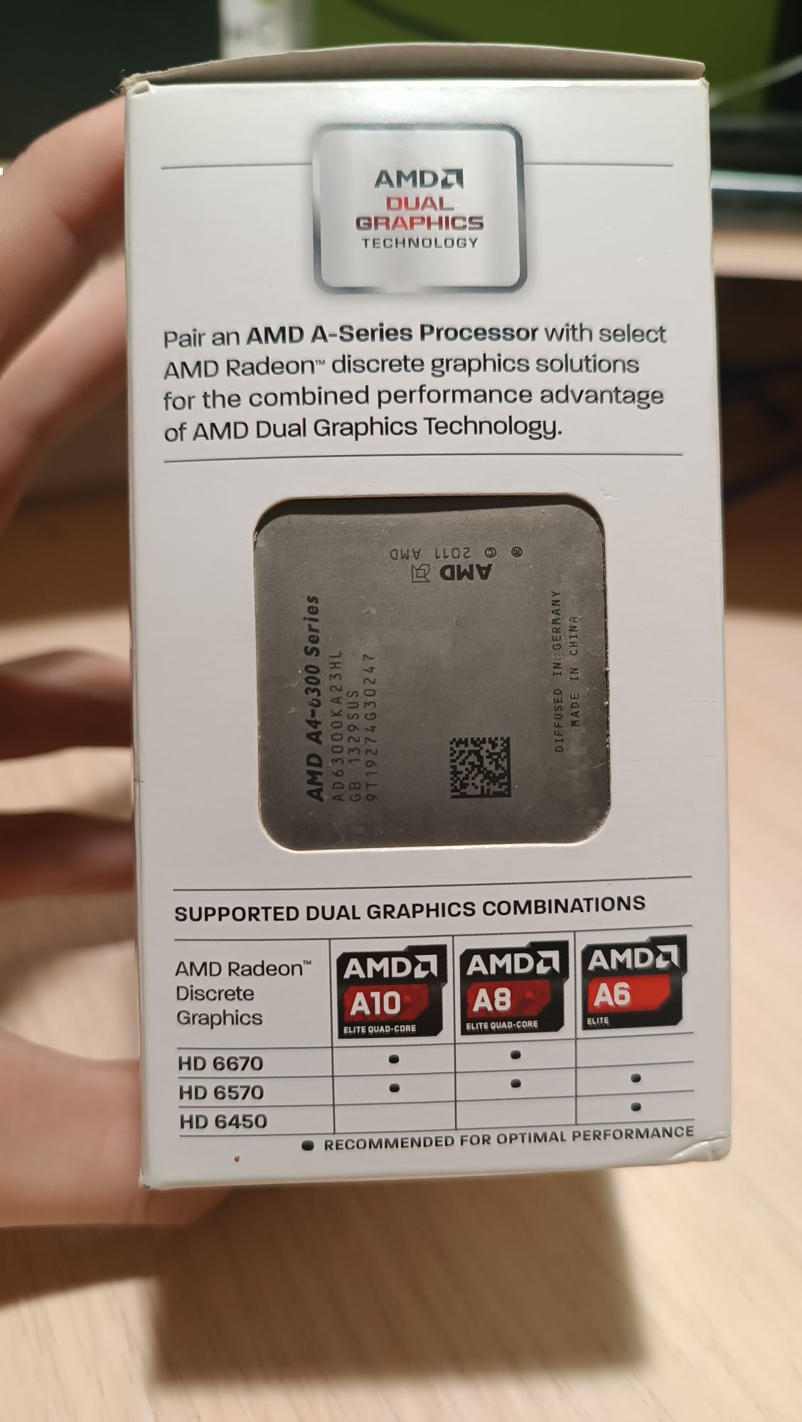 Процесор AMD A4 6300 (fm2;fm2+)