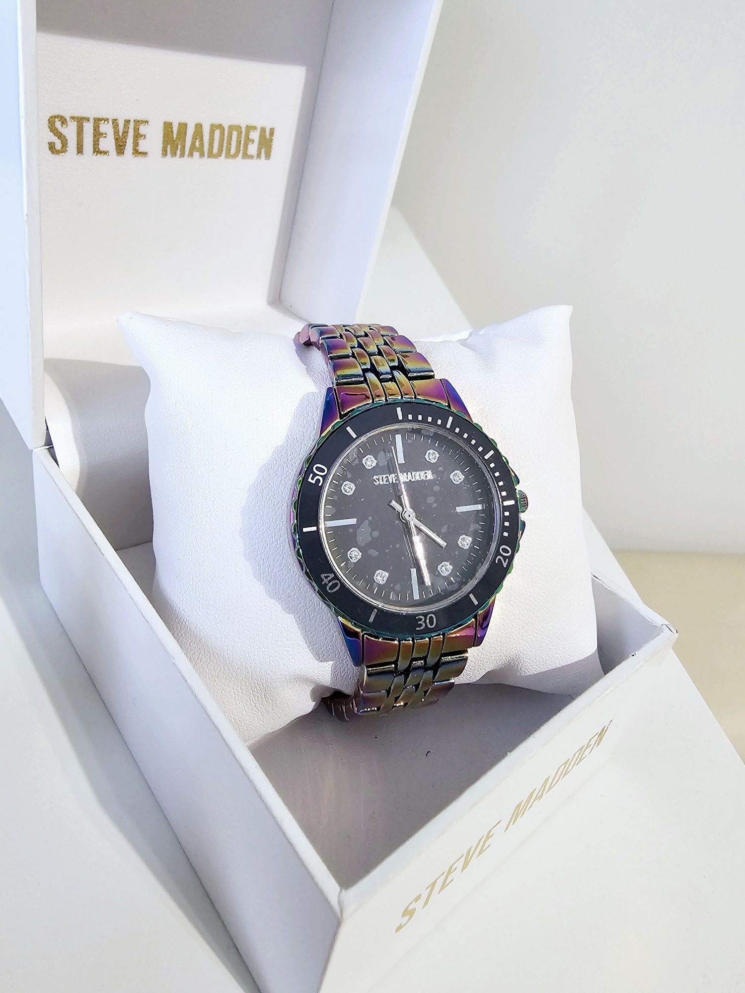 Nowy zegarek Steve Madden teczowy zegarek Steve Madden
