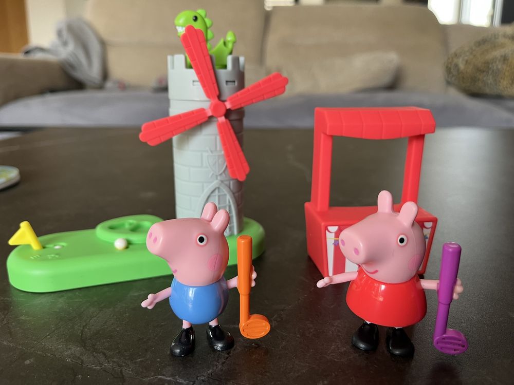 Swinka peppa mini golf, figurki
