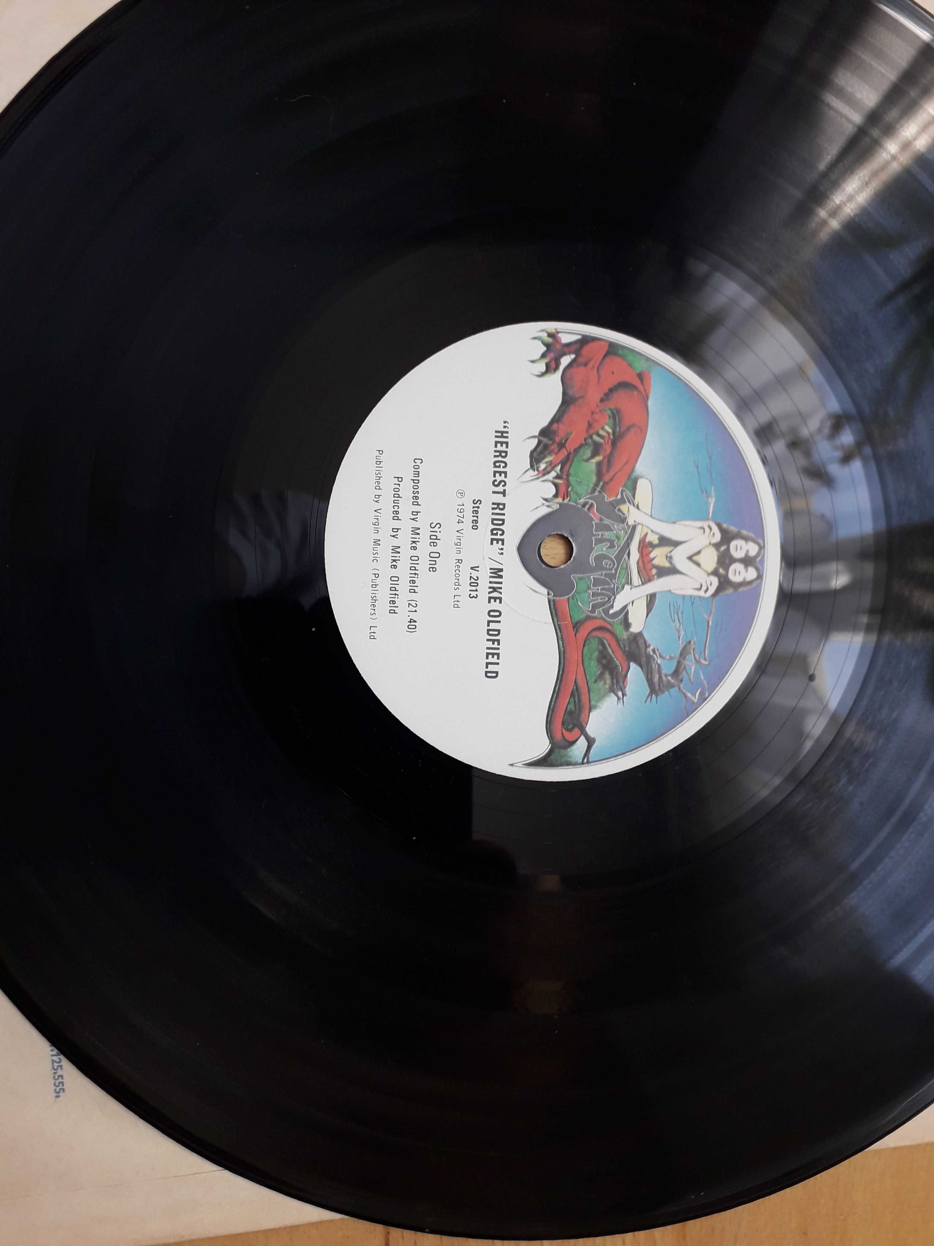 Mike Oldfield -dwie płyty Hergest Ridge + Crises –Virgin Rekords 1974r