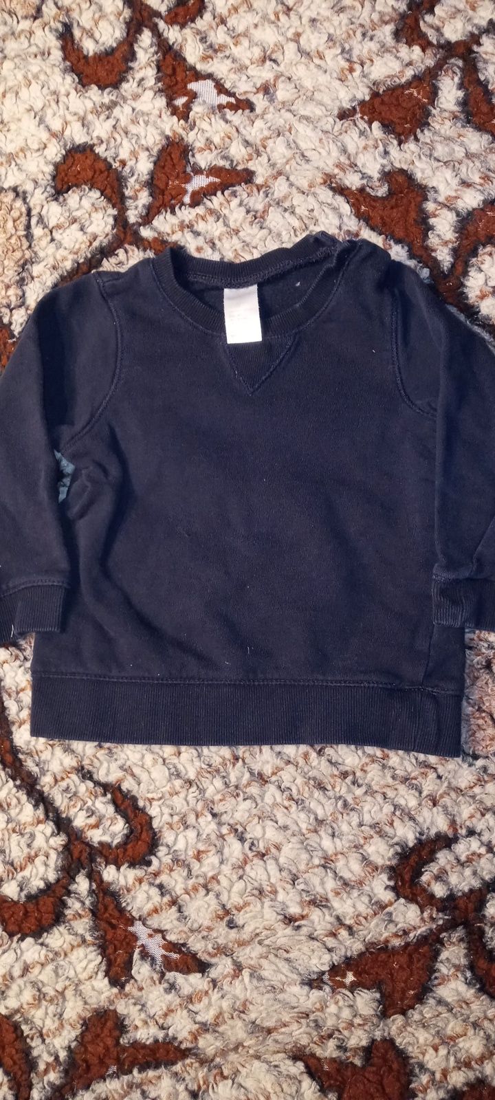 Granatowa bluza niemowlęca