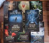Wiedźmin Andrzej Sapkowski Saga Komplet 8 książek