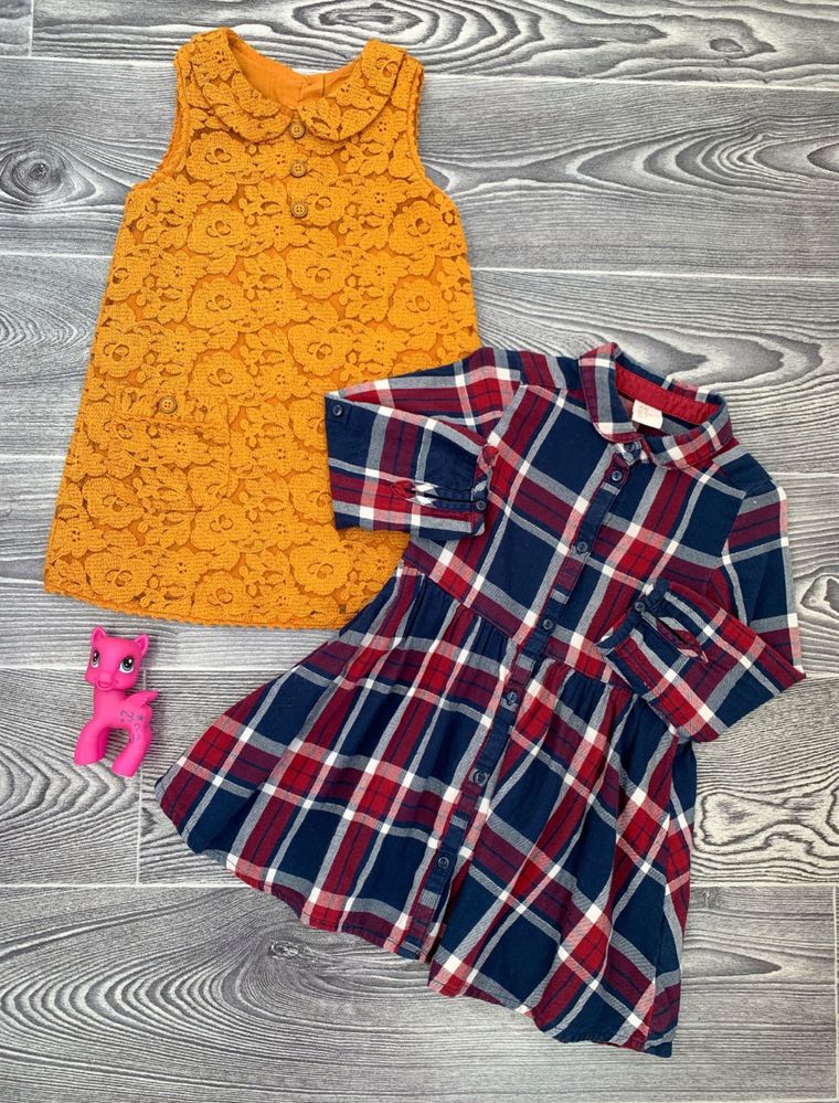 Детское платье-сарафан (12-18 м.); плаття для дівчинки на 1-2-3 роки