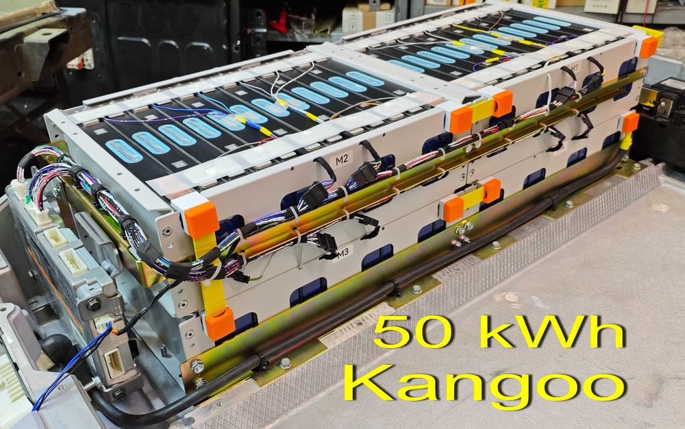 Батарея Renault Kangoo 50кВтг. Перепаковка.