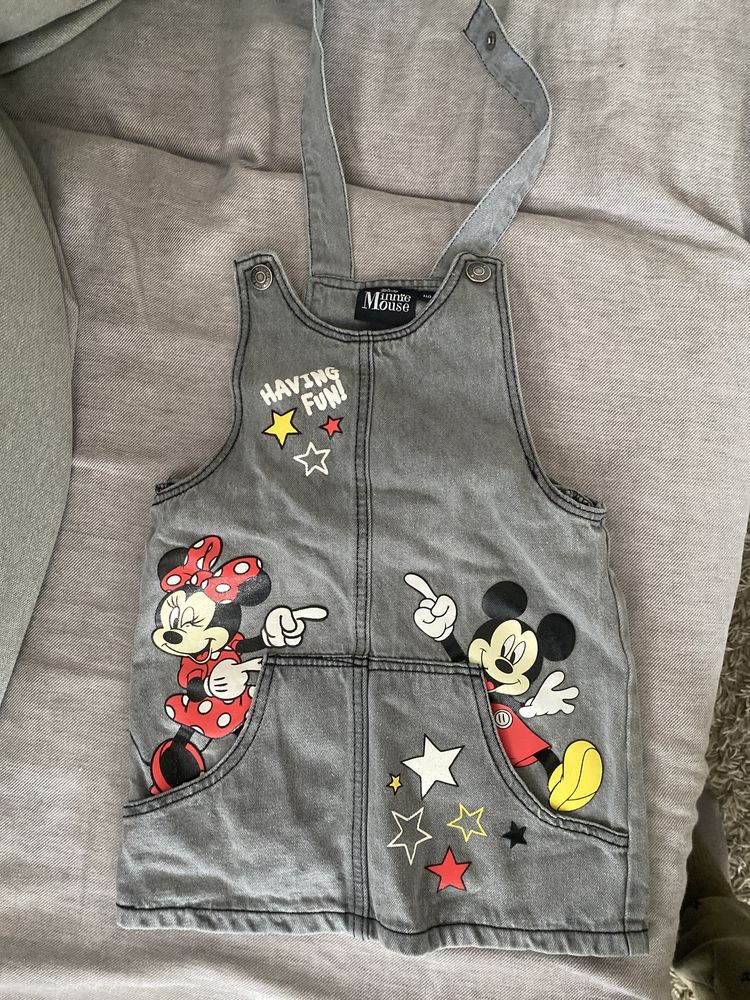 Sukienka Ogrodniczka Minnie Mouse 110