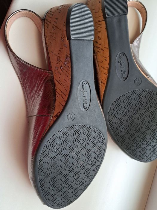 кожаные босоножки 25,5см