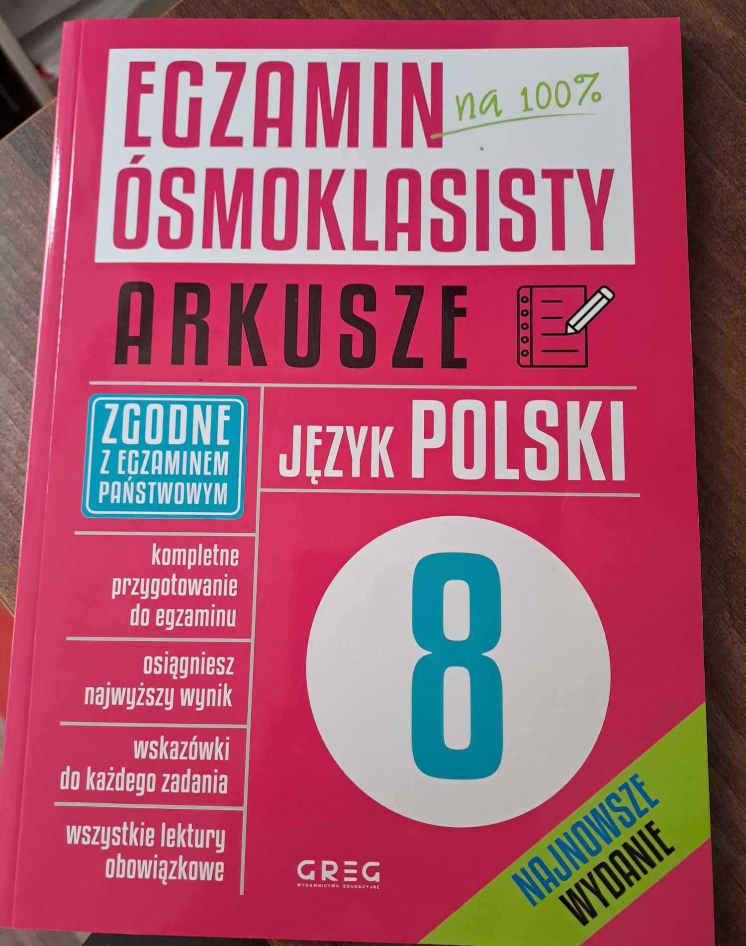 Arkusze egzamin ósmoklasisty język polski