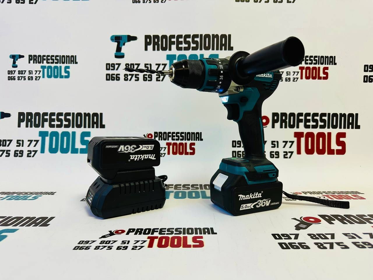 Акумяторний Шуруповерт Makita DHP485 36/5A Аккумуляторный Шурупокрут