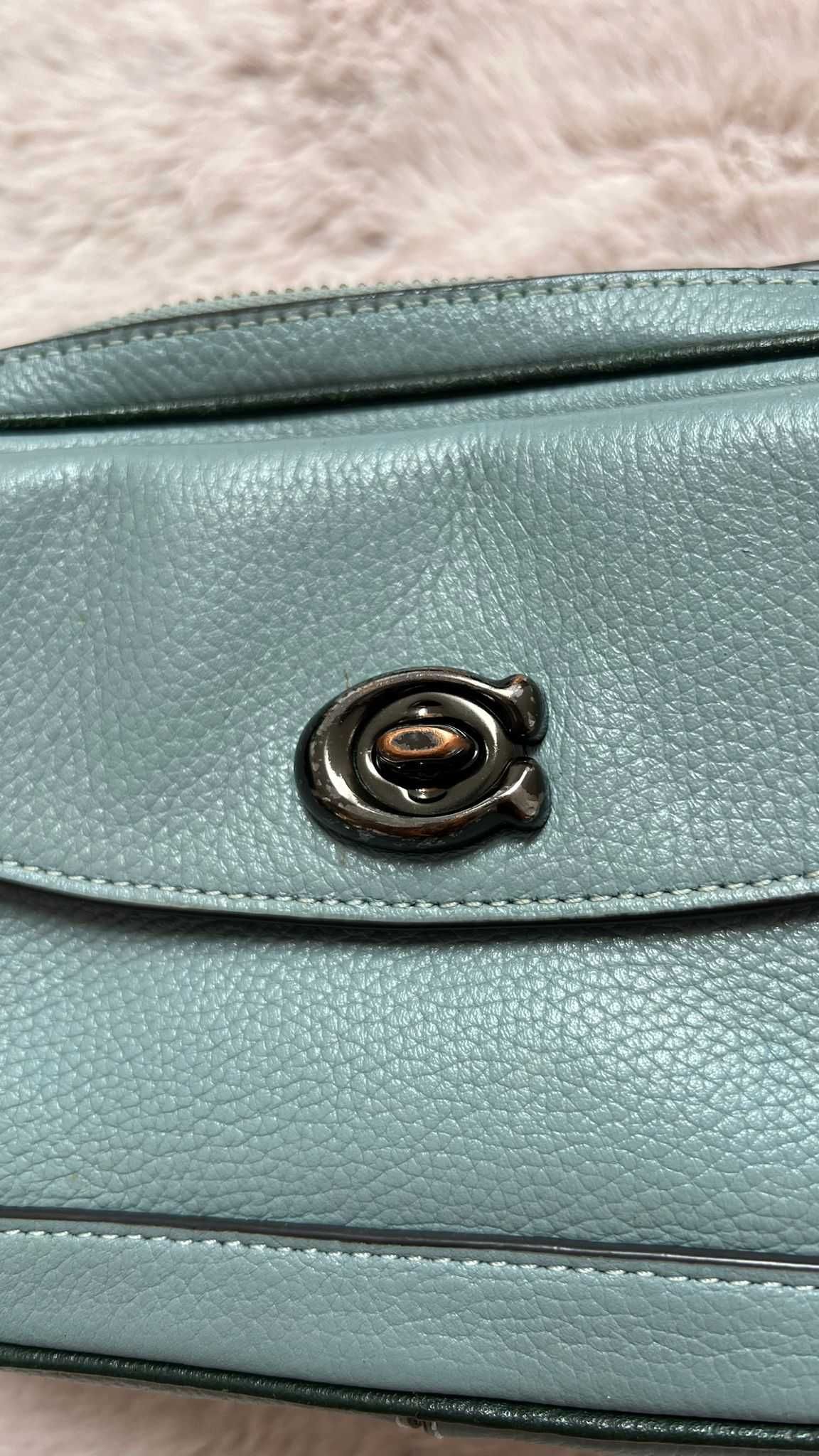 Coach Torebka Cb Wllw Cam Bag C0695 Niebieski - oryginał