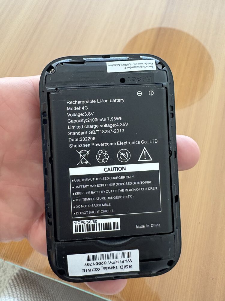 Router Wifi 4G Sim portatil