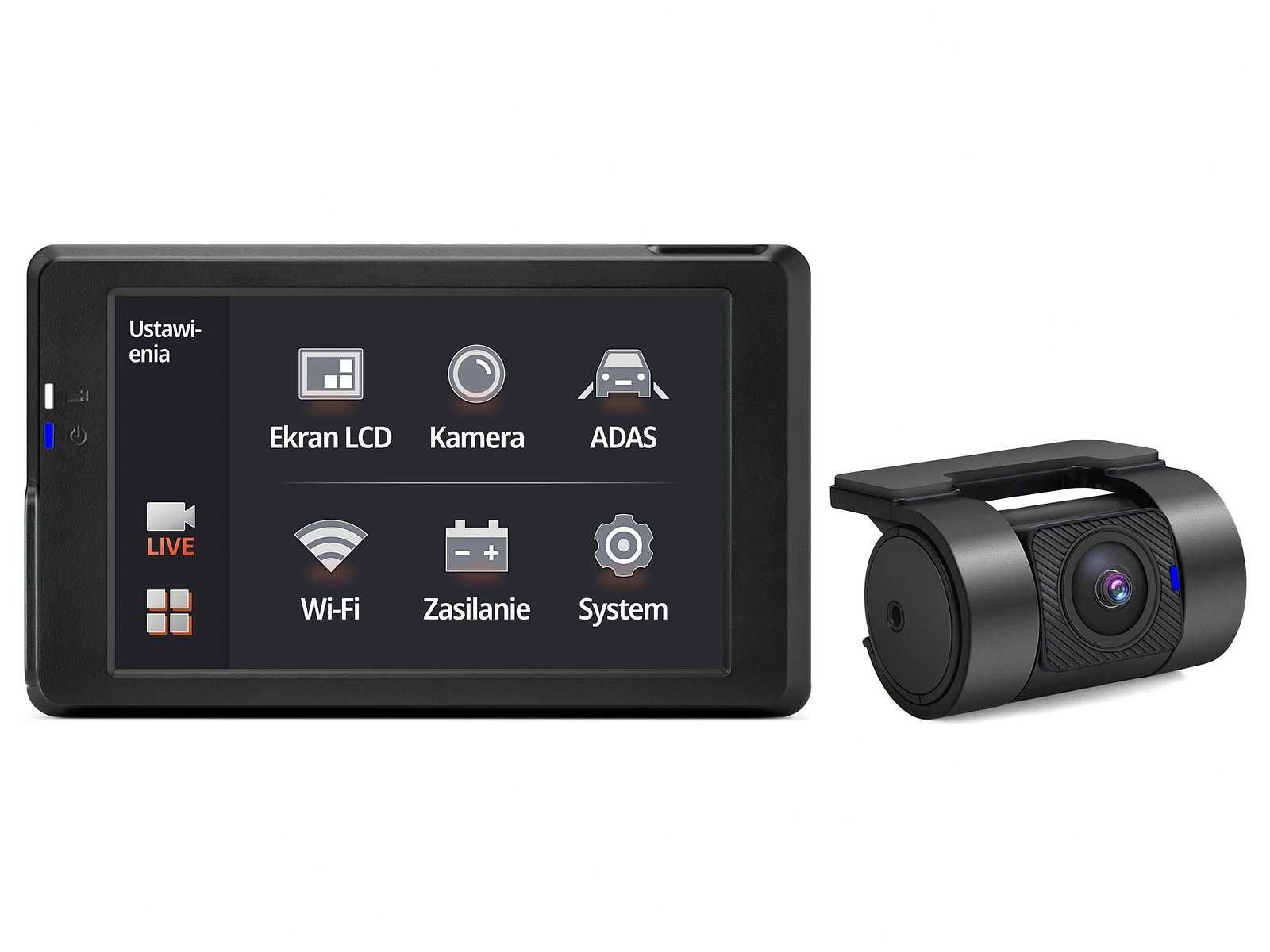 FineVu GX7000 wideo rejestrator z Ekranem ! INSTALACJA Do auta parking