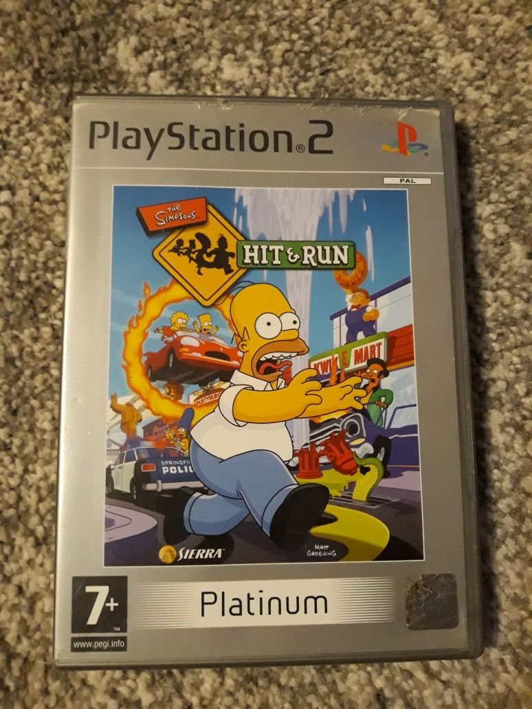 Gra simpsons hit run&ps2