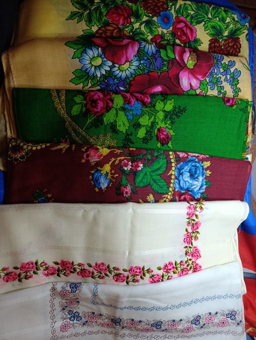 Старовинна хустка.вовна.шерсть.платок.японська хустка