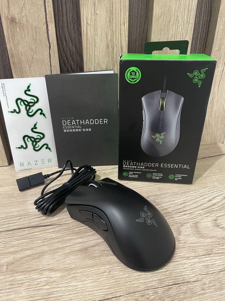 Миша дротова ігрова Razer Death Adder Essential Нова Мишка