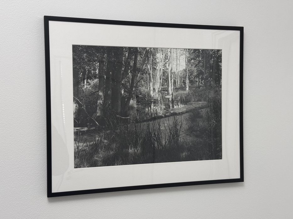 Oryginalna fotografia żelatynowo-srebrowa z ciemni 30x40 cm w ramie