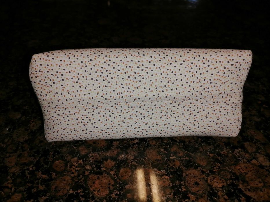 Bolsa necessaire estampada bolinhas
