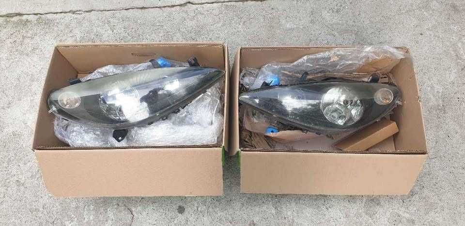 Lampy przednie przód peugeot 307 lewa prawa reflektory reflaktor