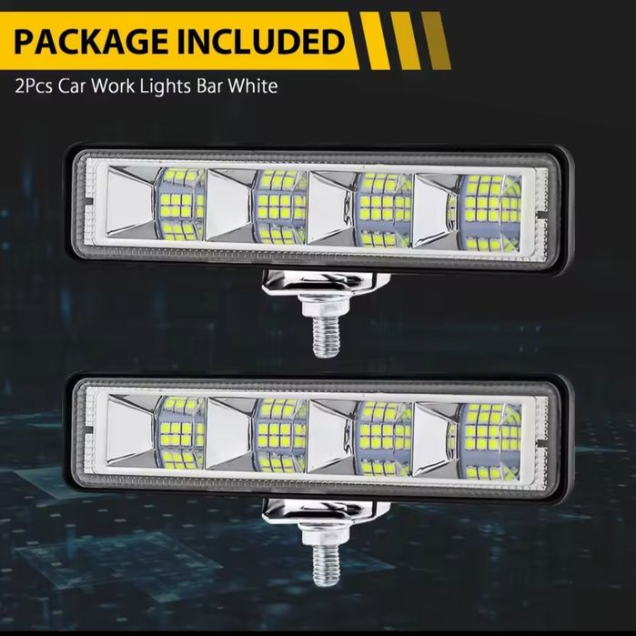 2 sztuki Światła jazdy dziennej 24 led 12V-60V 2200Lm