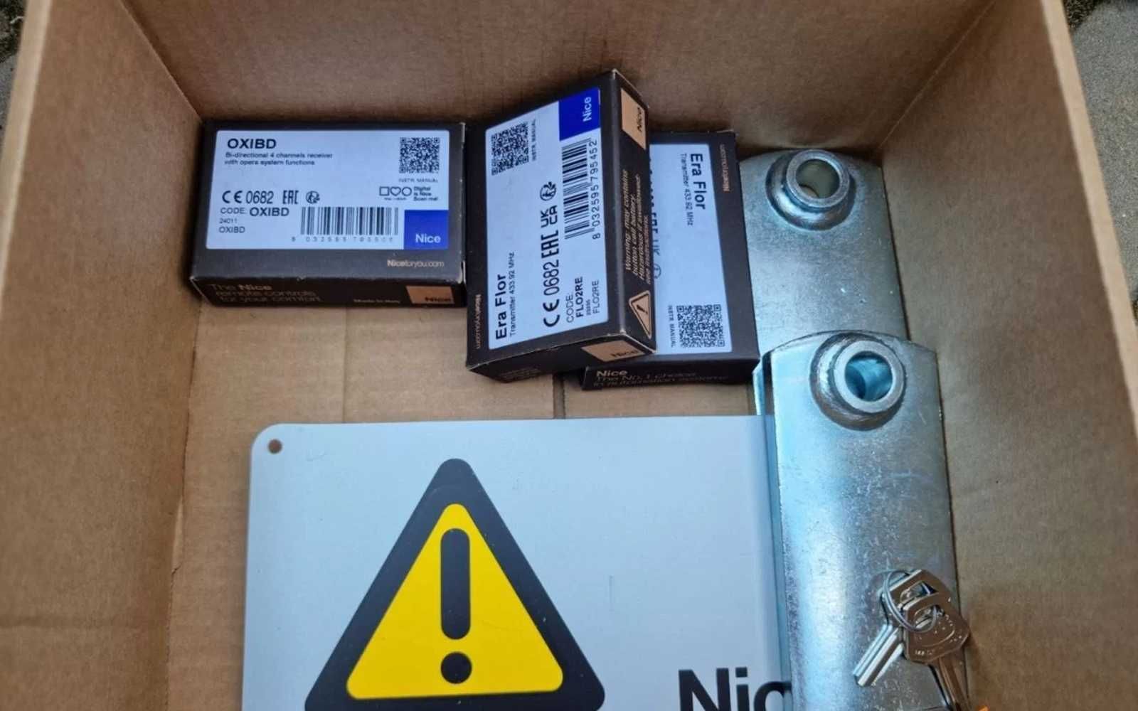 Автоматика для распашных ворот Найс, Приводы на ворота, Nice, Монтаж