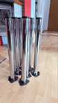 Noga meblowa chrom 7 szt