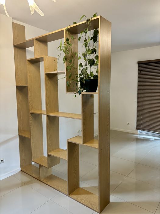 Regal ażurowy dwustronny duży biblioteczka