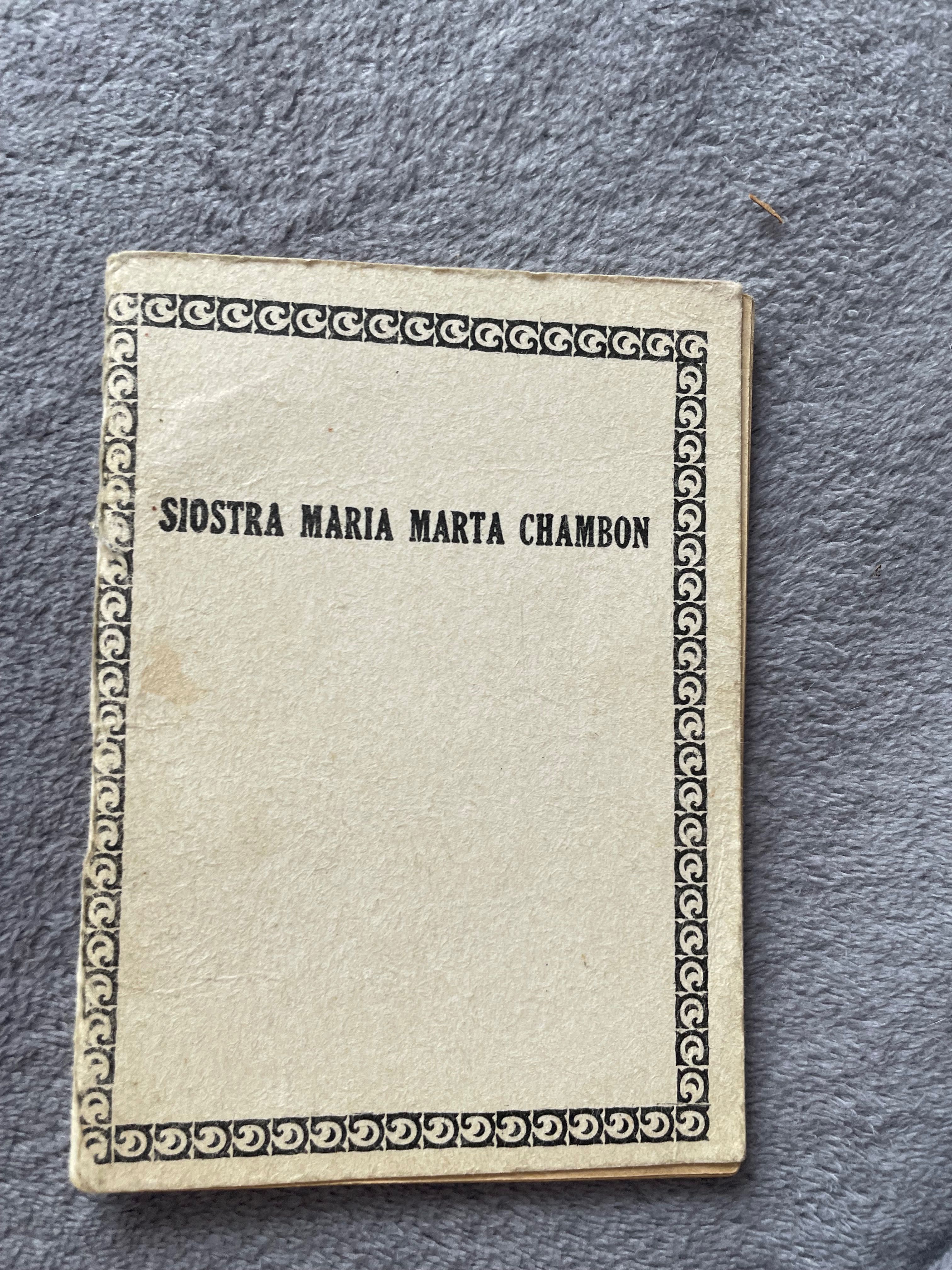 Siostra Maria Marta Chambon 1924 1i 1949