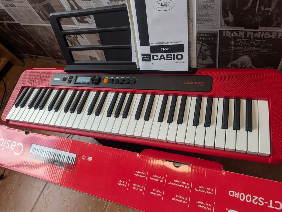 Keyboard Casio CTS 200 organy pianino syntezator