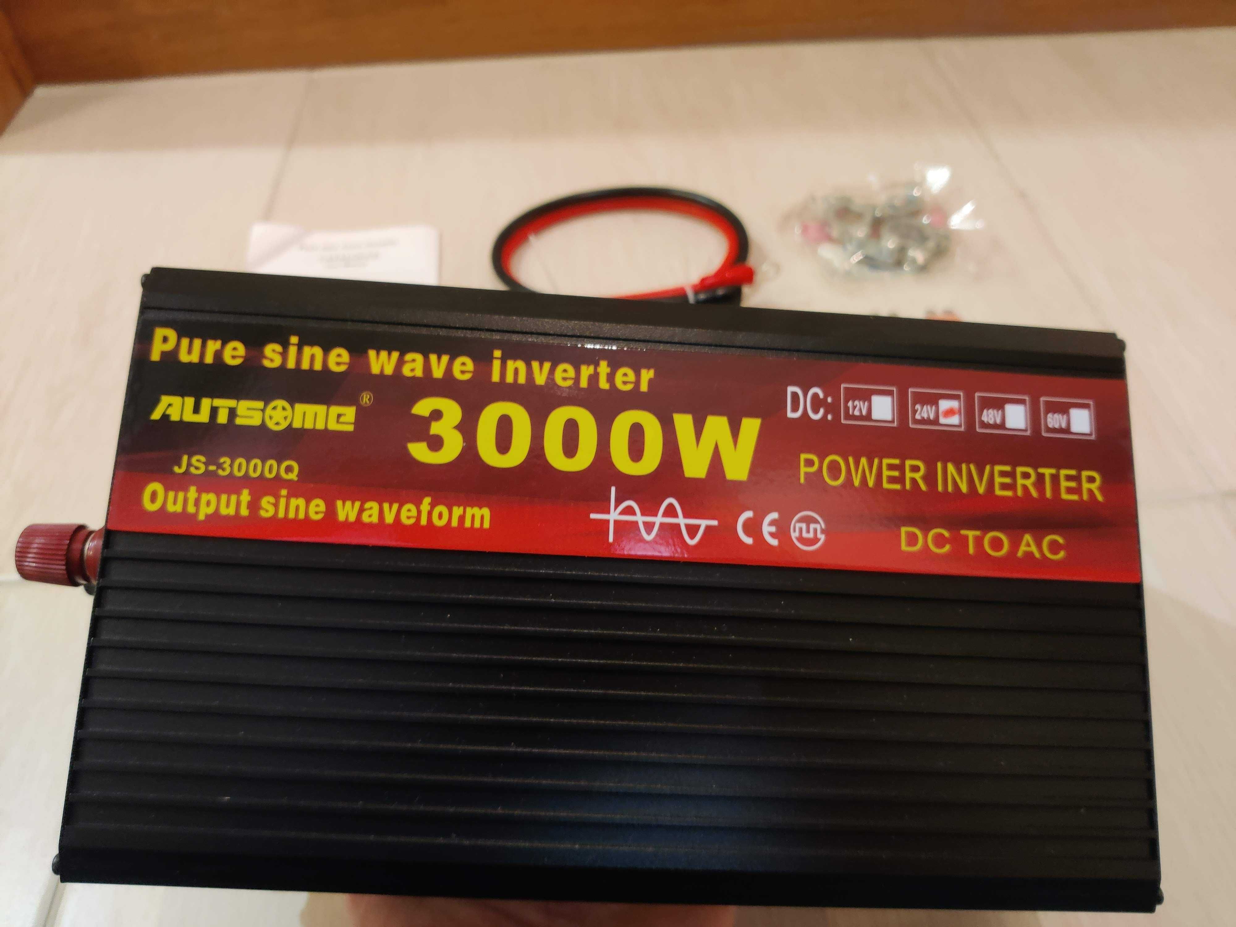 [NOVO] Inversor / Conversor 1500W/3000W Reais [Onda Pura] [12V/24V]