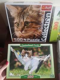 Puzzle kot koty kocięta Trefl 300 elementów 500 puzzle 1000 i 260