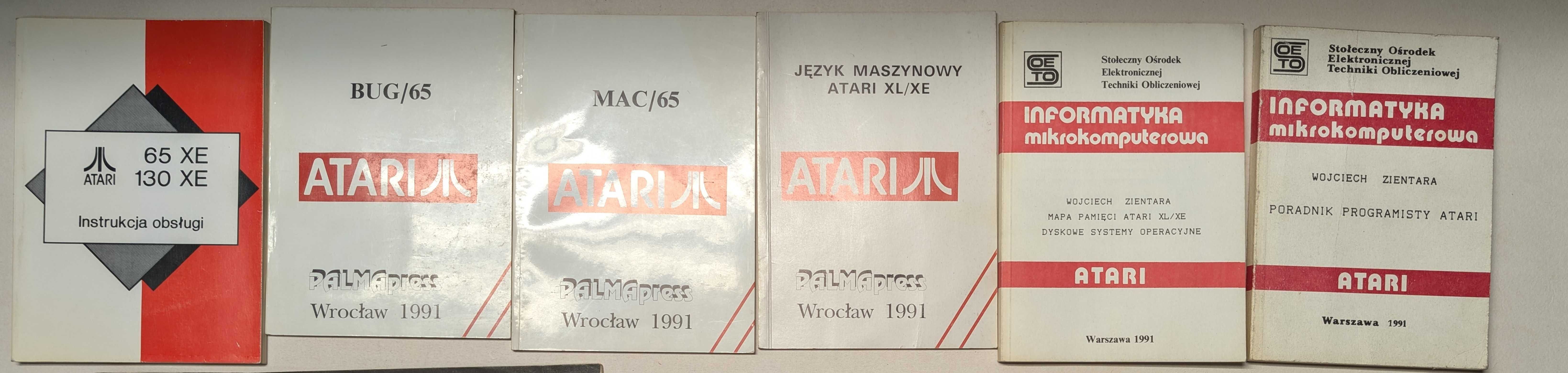 Komputer Atari 65XE + zasilacz + pudełko + instrukcje