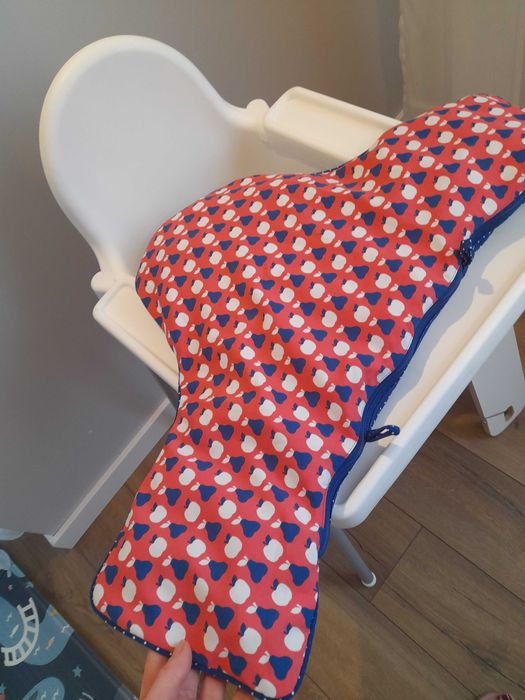 Krzesełko do karmienia antilop ikea z podnóżkiem i poduszką