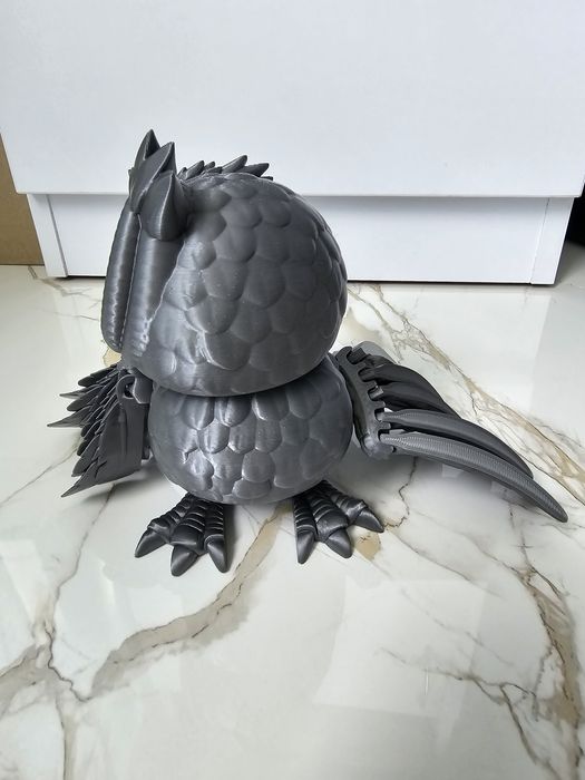 Сова игрушка подвижнпя petgижная 3D печать