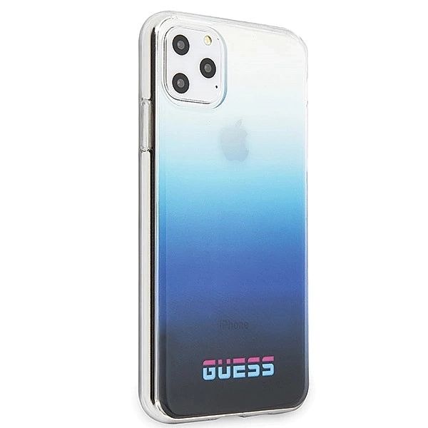 Etui Guess California na iPhone 11 Pro - niebieskie