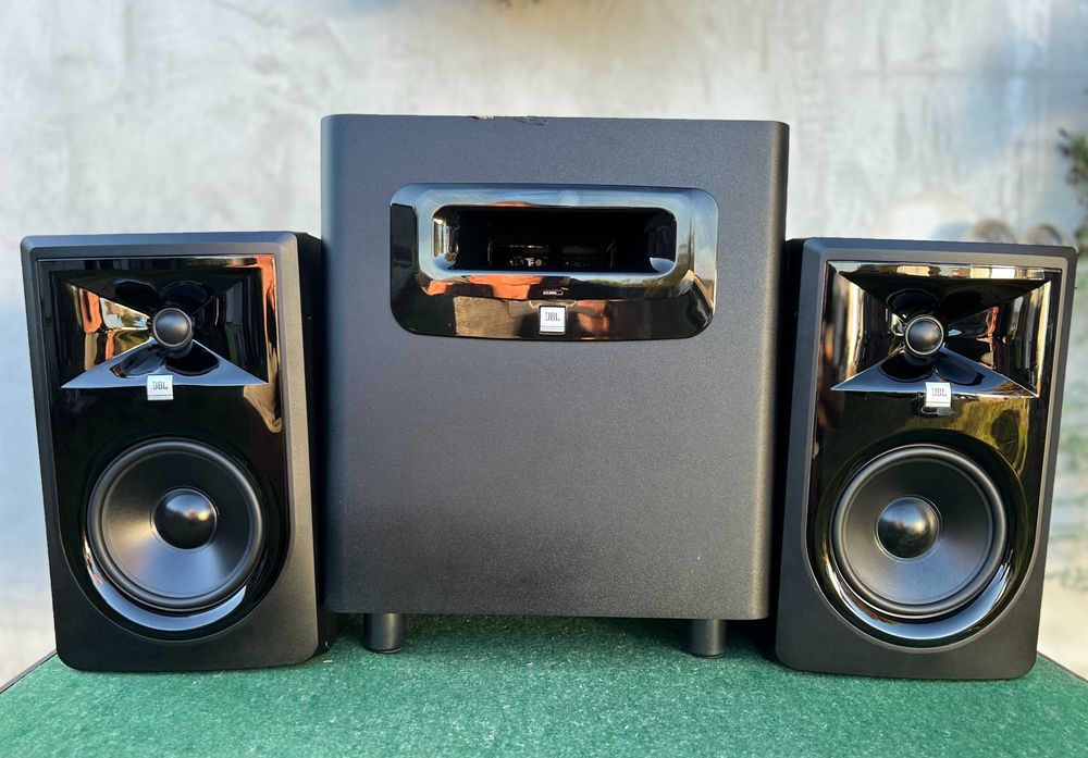 Monitory JBL 306P MkII + sub LSR310S kompletny set 2.1