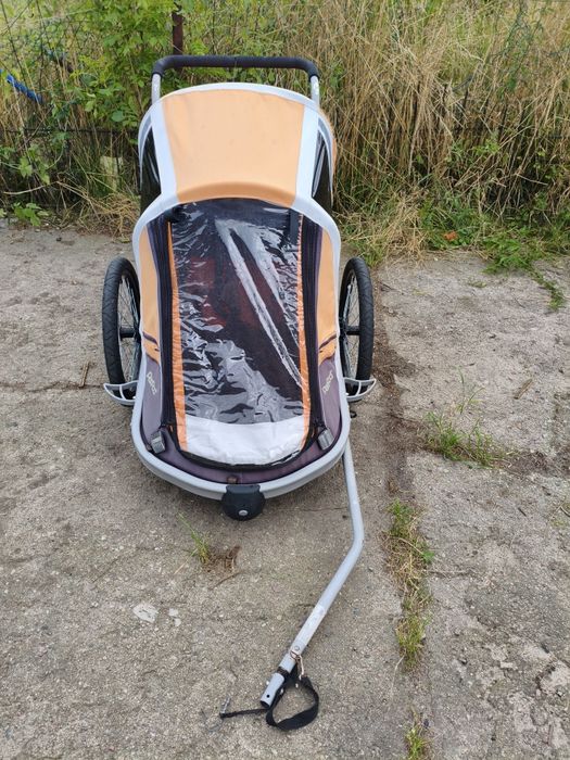 Przyczepka rowerowa PeaPod 2 dzieci full opcja