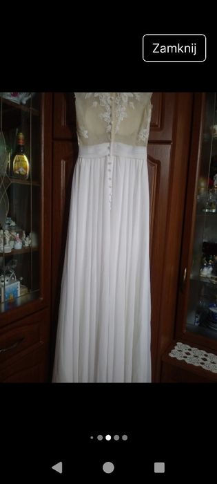 Sukienka ślubna dluga