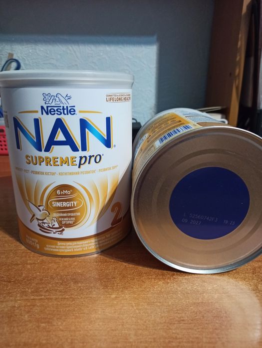 Суміш для немовлят NAN SupremePro  1 та 2