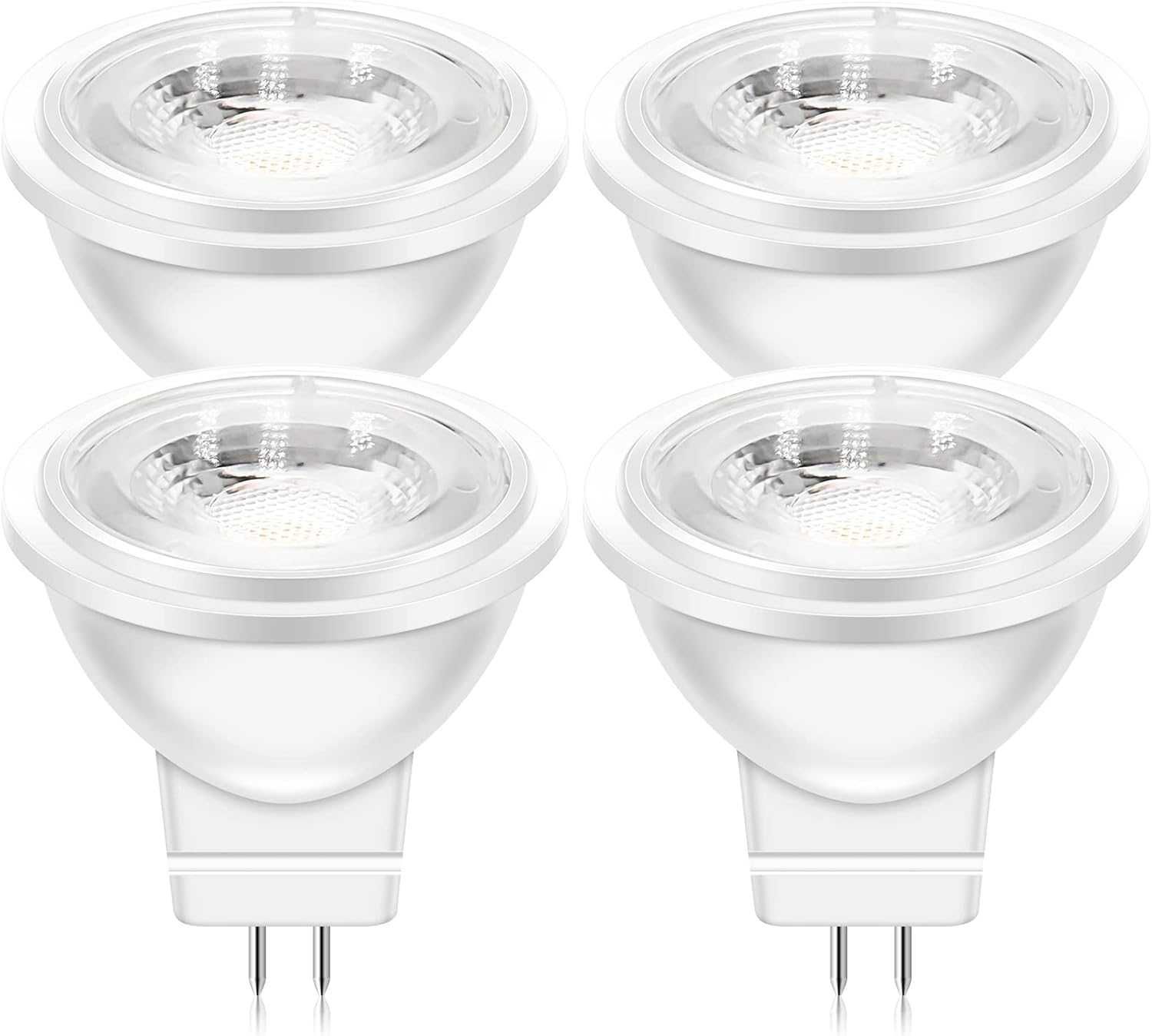 Nowe żarówki LED GU4 MR11 / ciepła biel / 3W / 12V / 4szt !1055!