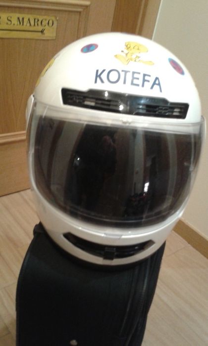 Capacete CMS branco