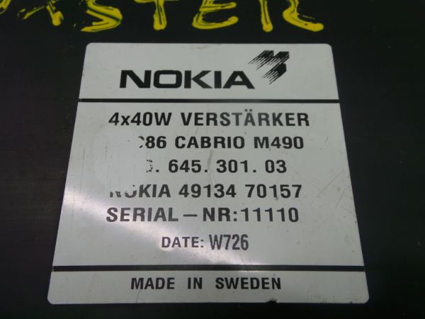 Amplificador de colunas PORSCHE Boxster (986)