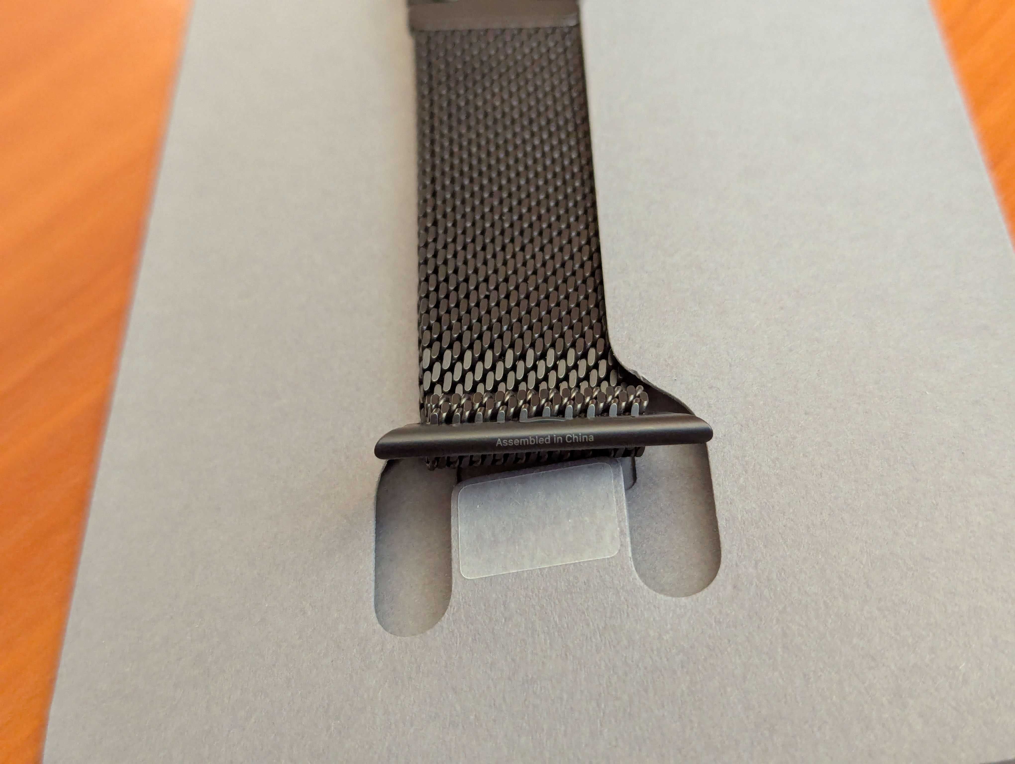 ‼️Bransoleta Black Titanium Milanese Loop do Apple Watch Ultra