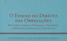 Direito das Obrigações O Ensino