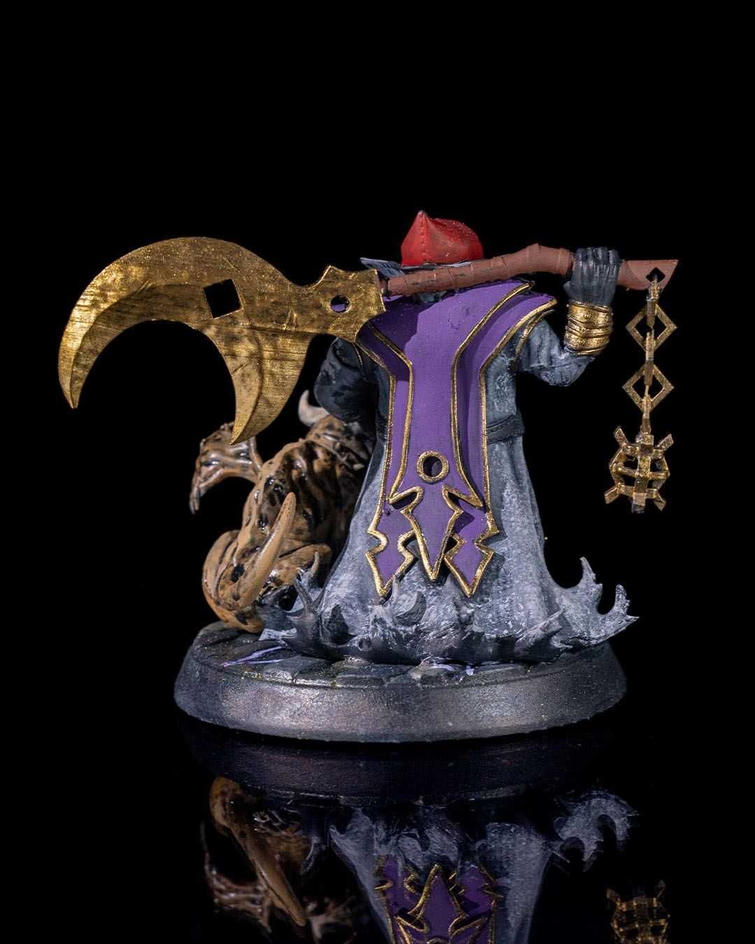 Baern Blackbone Krasnolud Nekro. 32mm 14K zgodna z DnD RPG Pathfinder